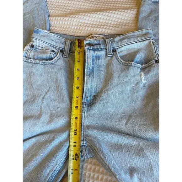 Abercrombie & Fitch The Vintage Flare High Rise Medium Wash Jeans 26 Y2K Western - Picture 8 of 13